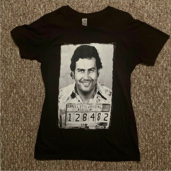 Pablo Escobar Mugshot T-Shirt - Picture 1 of 4